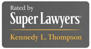 super lawyers recognition badge thompson and thompson pc duplin county nc 910-293-3124